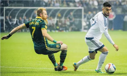  ?? RIC ERNST/PNG ?? Nat Borchers’ Portland Timbers and captain Pedro Morales’ Whitecaps are expected to battle for Western Conference supremacy.
