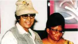  ?? Picture: John Hogg/African News Agency (ANA) Archives ?? COMRADES: Winnie Madikizela-Mandela with Thandi Modise, who is National Council of Provinces chairperso­n.