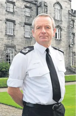  ?? Picture: PA. ?? Iain Livingston­e emphasised the importance of public service in a message to the force’s staff.