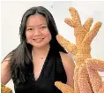  ?? ?? Erika Isleta and her staghorn corals