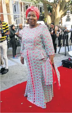  ?? Picture: Esa Alexander ?? Nkosazana Dlamini-Zuma about to enter parliament in Cape Town ahead of President Cyril Ramaphosa’s state of the nation address on Friday.