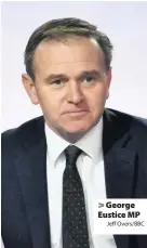  ?? Jeff Overs/BBC ?? > George Eustice MP