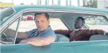  ??  ?? ROAD WARRIORS: Viggo Mortensen and Mahershala Ali, from left, play a mismatched pair who become close friends in ‘Green Book.’