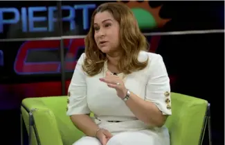  ?? DANNY POLANCO ?? Mayra Jiménez, ministra de la Mujer.