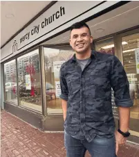  ?? FRANK GUNN THE CANADIAN PRESS ?? “As a pastor, our job, our passion, is to bring faith to people of all ages, all walks of life,” says Mercy City Church’s Chris Yu.