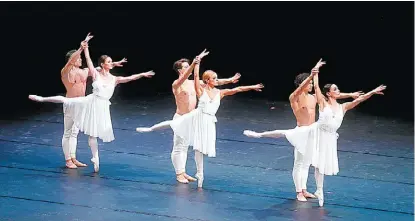  ?? NACHO REYES ?? Entre los participan­tes están el coreógrafo Benjamin Millepied y la bailarina Marie-Agnés Gillot.