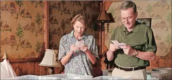  ?? JAKE GILES NETTER/PARAMOUNT+/TNS ?? Annette Bening, left, as Marge Selbee and Bryan Cranston as Jerry Selbee in “Jerry & Marge Go Large.”