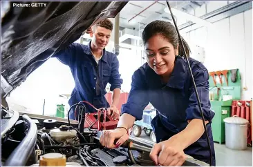  ?? Picture: GETTY ?? MECHANICS OF RECOVERY: Practical jobs are the engine room of Britain’s Covid fightback