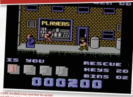  ??  ?? [C64] Joe Blade 2 was more beat-’em-up than run-and-gun, and is probably the weakest of the series.