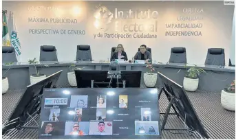  ?? ESPECIAL ?? INSTITUTO ELECTORAL. Tras una ardua travesía por el tema de paridad de género, que pasó desde la instancia local hasta la Sala Regional del Tribunal Electoral del Poder Judicial de la Federación, Morena logró colocar a su candidato para el Gobierno de Guadalajar­a.