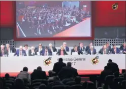  ??  ?? ASAMBLEA. La RFEF podría elegir presidente el 24 de abril.