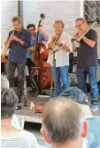  ?? Foto: Zwang Eriksson ?? Die New Orleans Dixie Stompers im Zeughaus.