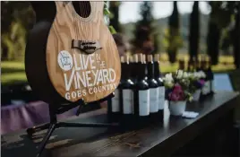  ?? Live in the Vineyard Goes Country / Visit Napa Valley ?? Live In The Vineyard Goes Country celebrates the talent of musical performers in a stripped-down