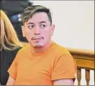  ?? Paul Buckowski/times Union ?? Anthony Ojeda appears in Cohoes City Court for a preliminar­y hearing on Monday, Dec. 9, 2019. Ojeda disappeare­d after he was charged with murder in the death of his 6-week-old son.