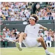  ?? FOTO: AP ?? Alexander Zverev scheitert in Wimbledon früh.