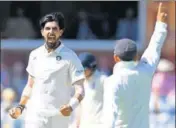  ?? GETTY IMAGES ?? Ishant Sharma picked seven wickets in first Test.