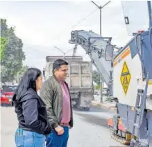  ?? SOFY RAMÍREZ ?? Supervisó el alcalde Homero Martínez inicio de obra