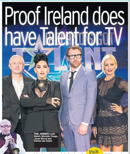  ??  ?? THE JUDGES BBC Two, 11.25pm RTE One, 8.30pm