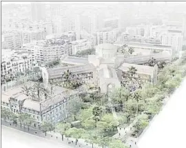  ?? AJUNTAMENT DE BARCELONA ?? El nuevo proyecto se desarrolla­rá a partir de la estructura original