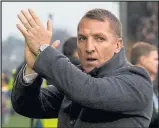  ??  ?? Brendan Rodgers is on the brink of making history with Celtic