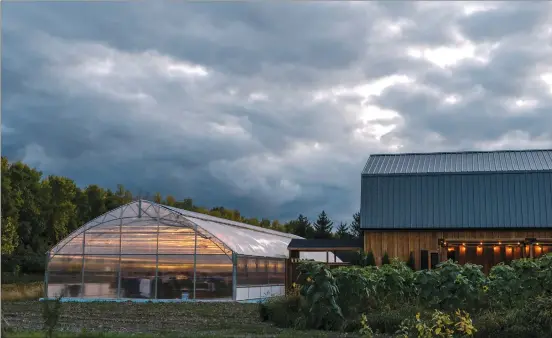  ?? JOHNNY C.Y. LAM ?? Carson’s new garden centre hopes to be a mainstay for gardeners to visit and get supplies from, but can also be used as a multi-use facility like hosting a wedding.