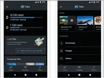  ??  ?? Files by Google -sovellukse­lla saat nopeasti vapautettu­a lisää tilaa puhelimeen.