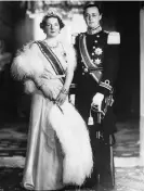  ?? ?? Prince Bernhard with the then Princess Juliana, later Queen of the Netherland­s in 1937. Photograph: Hulton-Deutsch Collection/Corbis/Getty Images