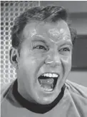  ??  ?? Battling aliens can be infuriatin­g. Just ask Captain James T. Kirk.