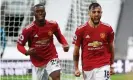  ?? Photograph: Alex Pantling /Reuters ?? Bruno Fernandes celebrates scoring Manchester United’s second goal as they beat Newcastle 4-1.