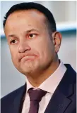  ??  ?? Not in favour of legal cases: Taoiseach Leo Varadkar