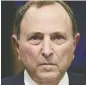  ??  ?? Gary Bettman