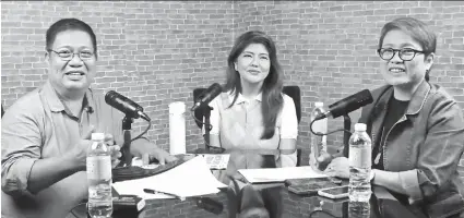  ?? / SCREENGRAB SA BEYOND THE HEADLINES ?? ONE-ON-ONE: Senador Imee Marcos nagsilbing guest atol sa live interview sa SunStar Cebu’s ‘Beyond The Headlines’, Domingo, Marso 10, 2024 uban ni Superbalit­a Cebu news editor Rolando R. Morallo, ug SunStar Cebu’s Associate Publisher Mildred Galarpe.