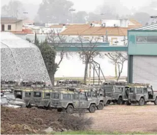  ?? M. ?? El parque Ruedas 2 del Ejército en El Higuerón se integrará en la baseV.