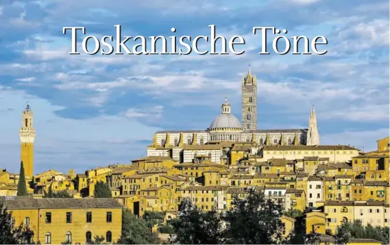  ?? BILD: SN/PIXABAY/SEBASTIANO IERVOLINO ?? Schönheit im Abendlicht: Die toskanisch­e Stadt Siena hat nicht nur fürs Auge viel zu bieten.