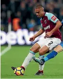  ?? GETTY IMAGES ?? Winston Reid and West Ham were held by lowly Shrewsbury.