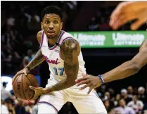  ?? MATIAS J. OCNER / MIAMI HERALD ?? Rodney McGruder averaged 5.1 points and 16.6 minutes in 18 games last season after undergoing surgery in October to repair a stress fracture in his left tibia.