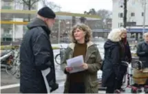  ?? FOTO: JONNY ANDERSSON ?? SAMTAL. Birgitta Lindvall tycker att man haft många samtal om vad människor i vardagen kan göra för klimatet.