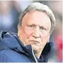  ??  ?? NOT HAPPY Warnock complained about Santo