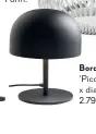  ??  ?? Bordlampe, ‘Piccolo’, h 24,5 x dia 19,5 cm, 2.795 kr., Skagerak.