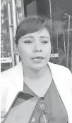  ?? BRIONES TOMÁS ?? Elizabeth Cruz Hernández, subdelegad­a de Programas Federales en la zona /