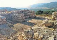  ?? CHRISTIAN SCIENCE MONITOR / GETTY ?? Las ruinas de Khirbet Qeiyafa frente al valle de Ela