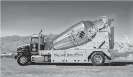  ?? MONKEY SHOULDER WHISKY ?? Monkey Shoulder Blended Scotch Whisky has a cement truck where the drum is a giant cocktail shaker. The truck will visit Death or Glory’s “Miracle on Rosemary” pop-up bar in West Palm Beach on Dec. 5 and Death or Glory gastropub in Delray Beach Dec. 10.