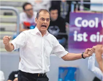  ?? FOTOS (2): GÜNTER KRAM ?? Weiß, wie man in der ZF-Arena deutscher Meister wird: Stelian Moculescu.