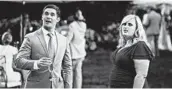  ?? MICHAEL PARMELEE/WARNER BROS. PICTURES ?? Adam DeVine and Rebel Wilson co-star in “Isn’t It Romantic.”