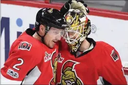  ?? SEAN KILPATRICK, THE CANADIAN PRESS ?? Senators defenceman Dion Phaneuf is a big, hard-working player that Ottawa hated to play against when he was a Leaf.