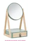  ??  ?? Pick combined storage that’s perfect for jewellery or make-up. Urban Escape mint storage mirror, £15, Argos Buy now with Ownable