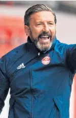  ?? SNS. ?? Frazer Wright, top, has cleared Dons boss Derek Mcinnes of any blame in the Covid-19 saga.