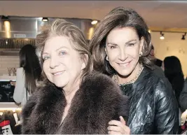  ??  ?? Robin Kay and Hilary Farr