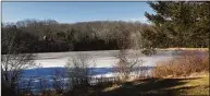  ?? Arnold Gold / Hearst Connecticu­t Media ?? The lake at Deer Lake Scout Reservatio­n in Killingwor­th photograph­ed on Jan. 27.