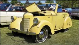  ??  ?? Here’s something that you don’t see every day, a 1940 Bantam Coupe! This one is owned by Gary Witmoyer.